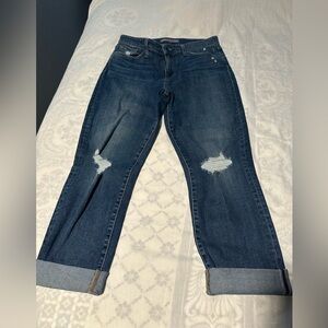 Joe’sStylish Blue Distressed Women Jeans